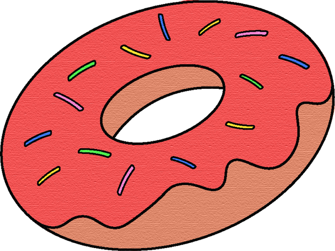 Donut with Sprinkles